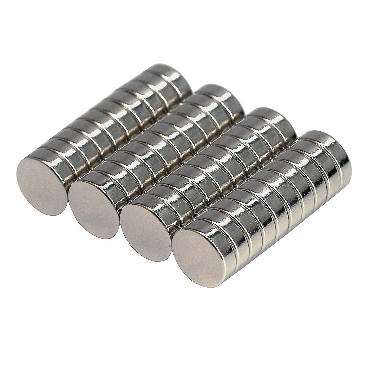 Magnetpro Confezione da 52 dischi magnetici 8 x 3 mm, magneti molto potenti per lavagne magnetiche, lavagne bianche, lavagne, bacheche, frigoriferi