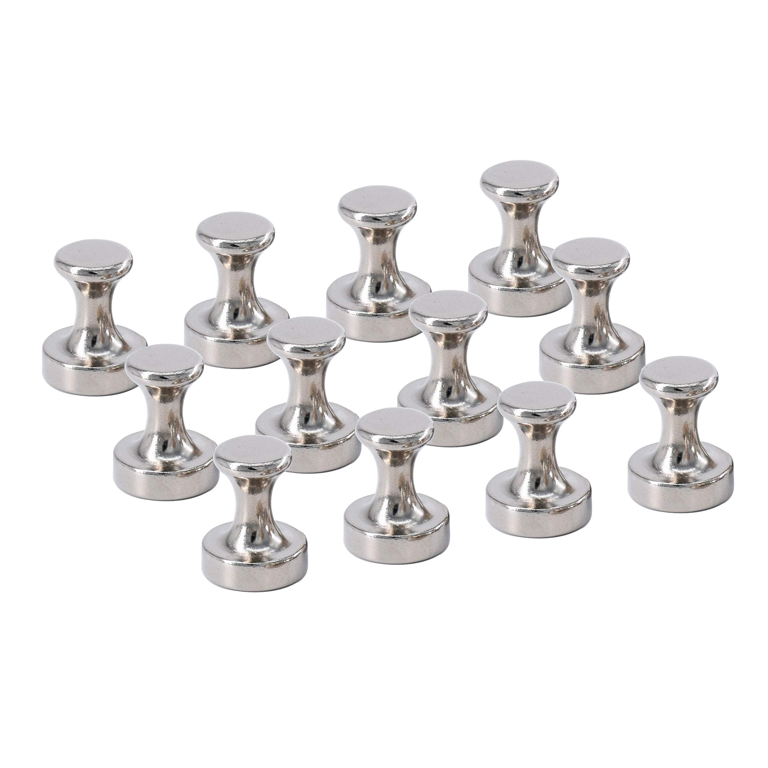 Magnetpro 12 pines magnéticos de metal, diámetro del imán 16 mm x 20 mm de espesor