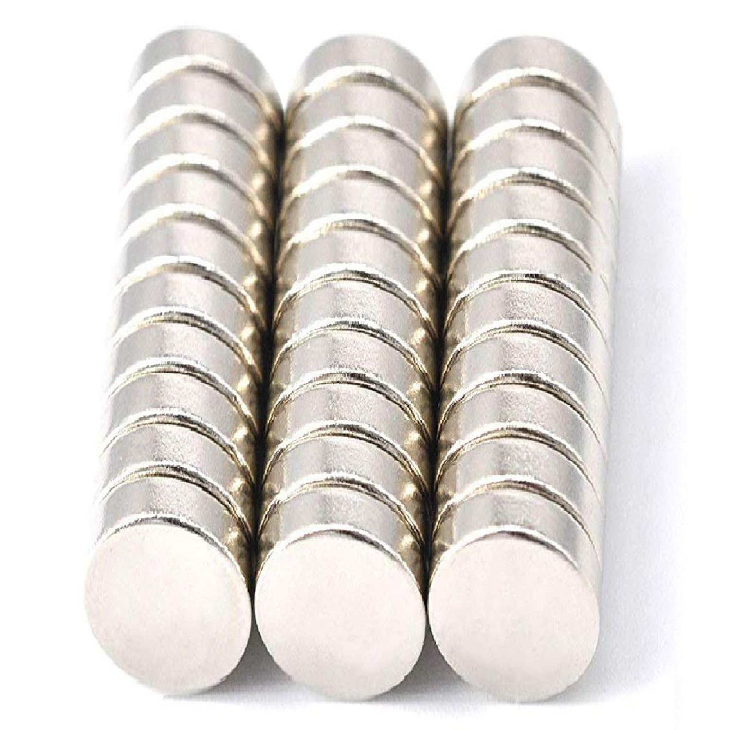 100 Stück Neodym Magnete 10x2mm Mini Magnete Extrem Stark ca. 2 Kilo Haftstärke
