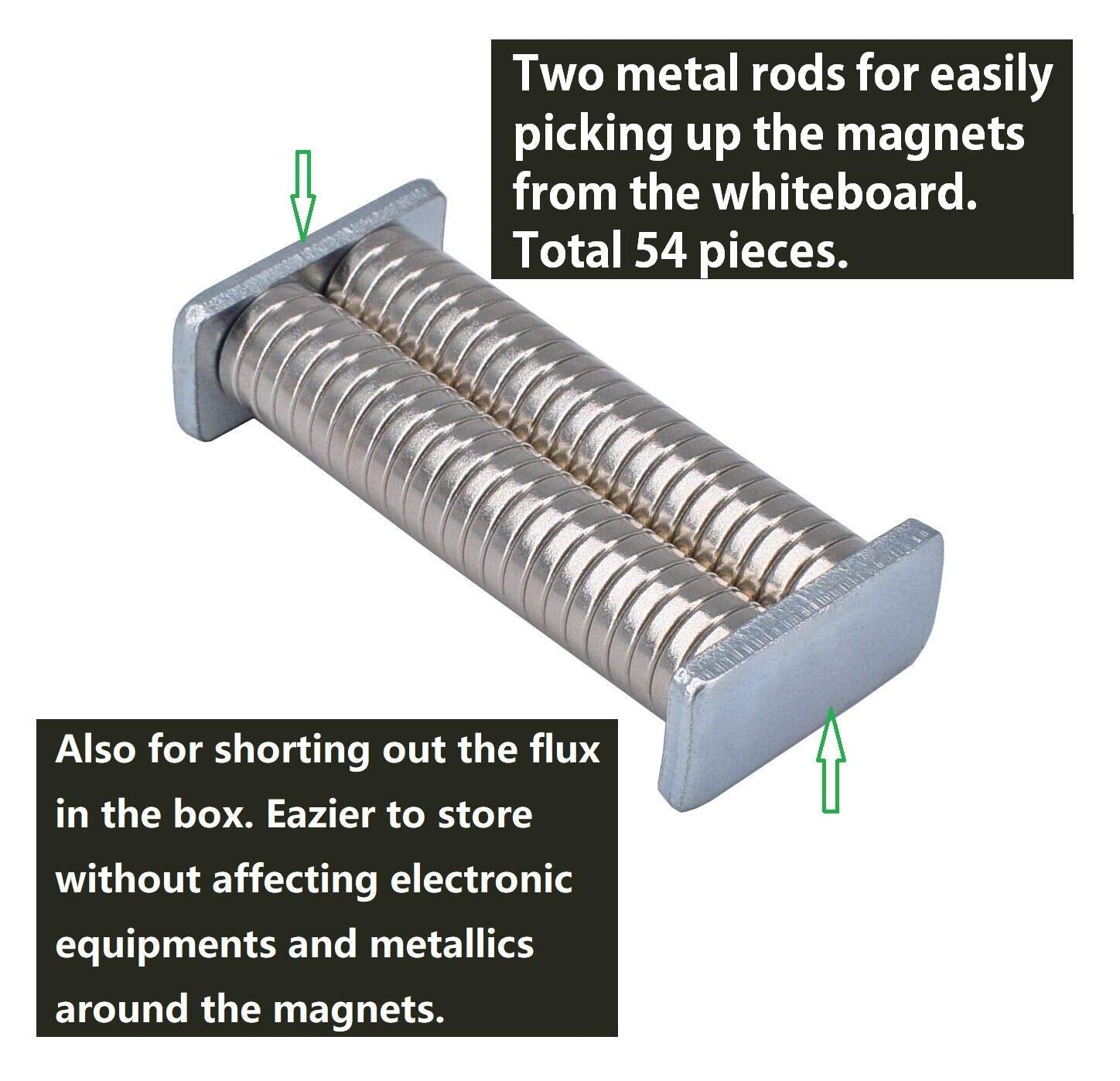 100 Stück Neodym Magnete 10x2mm Mini Magnete Extrem Stark ca. 2 Kilo Haftstärke