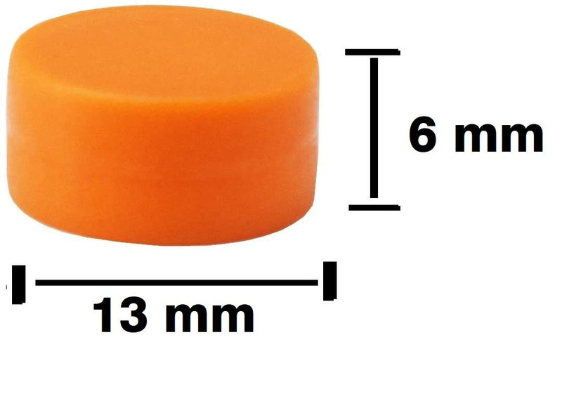 Magnetpro Wasserdicht und Rostfrei Magnete Dia 13 mm mit Schutzschicht, 6 Farben, Supermagnete Besonders Geeignet für Glasmagnetplatten