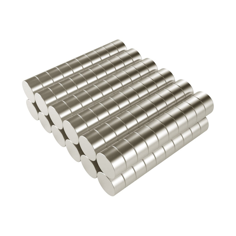 Magnetpro 120 Stück Scheibe Magnete 6x3 mm, Mini Magnete für Magnettafel, Whiteboard, Tafel, Pinnwand, Kühlschrank