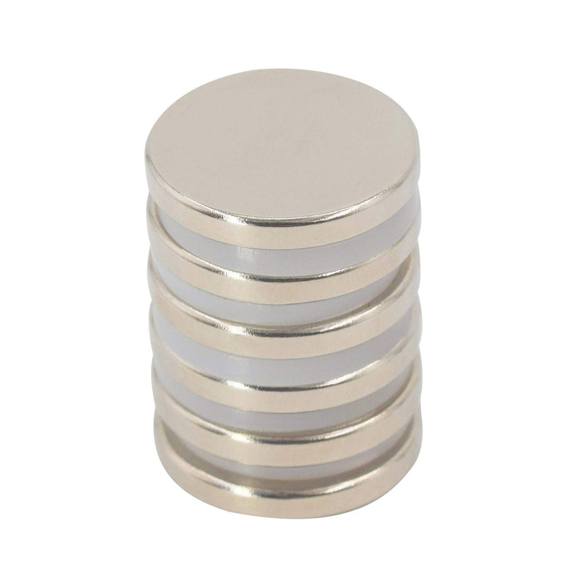 Magnetpro 6 pieces Neodymium Disc Magnet 25mm dia x 3.5mm thick 6 kg Pull