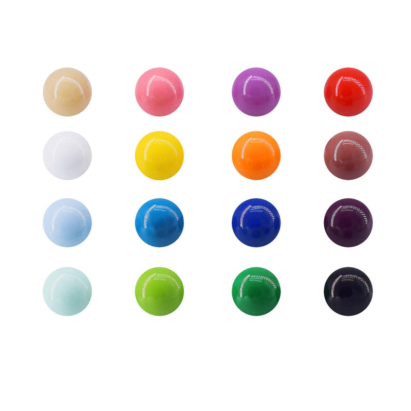 Magnetpro 16 Stück Mehrere Farben Magnete, Magnete für Magnettafel, Whiteboard, Pinnwand